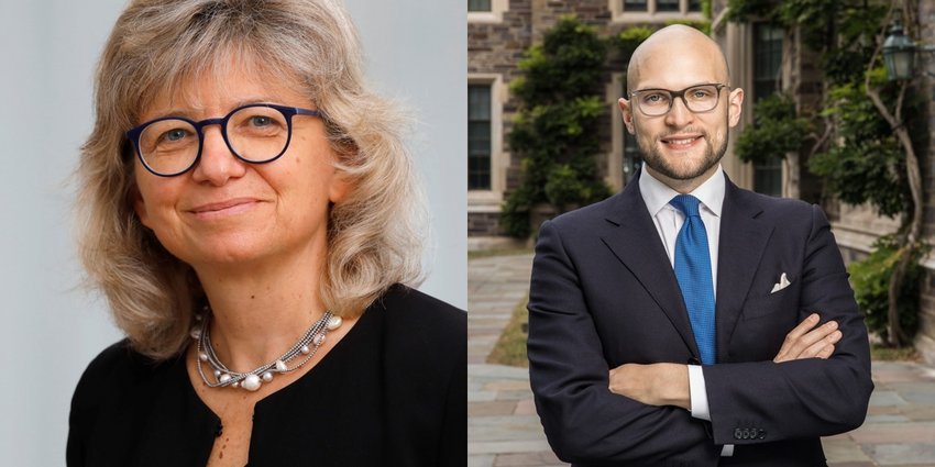 Loriana Pelizzon (left) and Karsten Müller (right), members of the Advisory Scientific Committee of the European Systemic Risk Board.